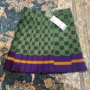 Urban Outfitters Colorful Pleated Mini Skirt Small NWT